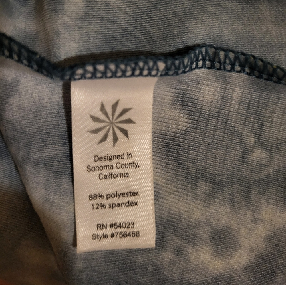 Athleta Tie Dye Summer Dress Size Large - Picture 6 of 7